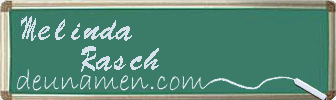 Melinda Rasch Visitenkarte